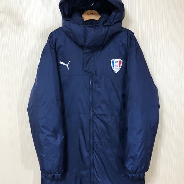 K리그 푸마 2020 수원삼성블루윙즈 네이비 하프패딩 XXL(110)