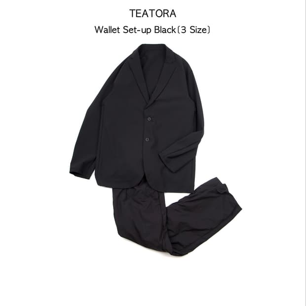 Teatora 월렛 셋업 블랙 3사이즈