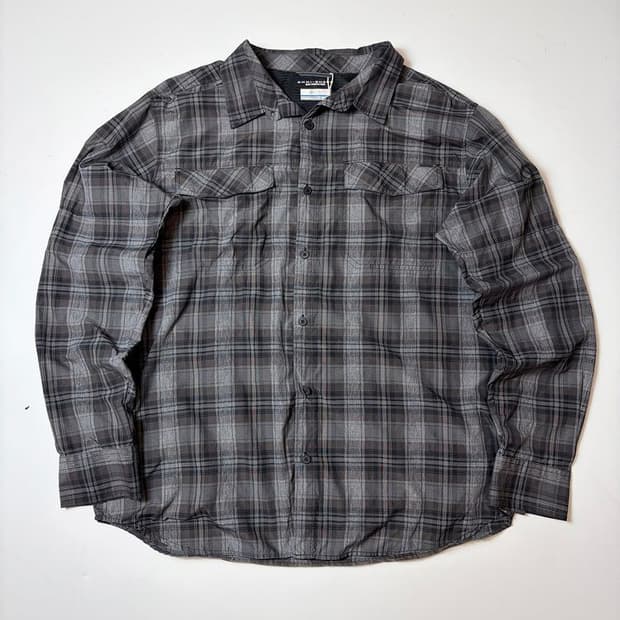 컬럼비아 실버 릿지 플래드 롱 슬리브 셔츠 PN9526