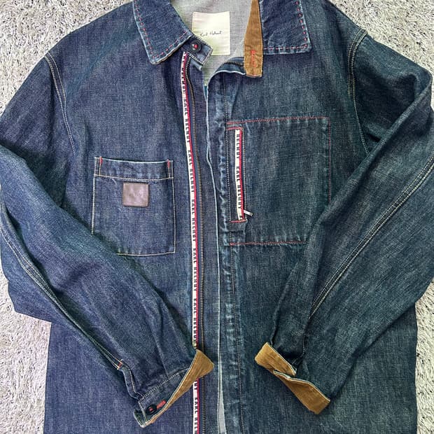 일본판 칼 헐무트 청자켓 사이즈 105