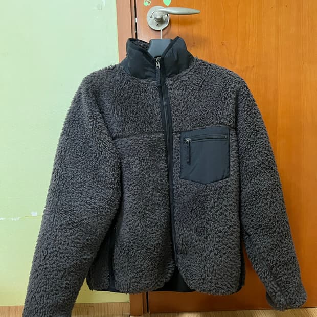 아웃스탠딩 울 플리스 후리스 자켓(파타고니아 딥파일)