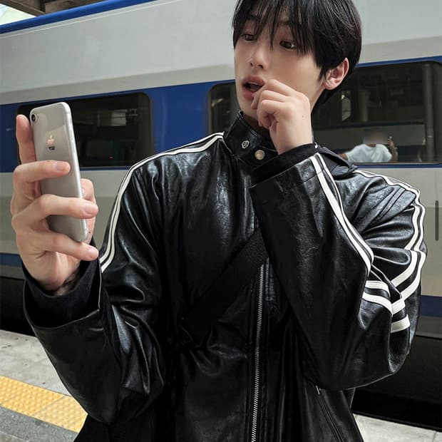 코시하루 레이싱 레더자켓