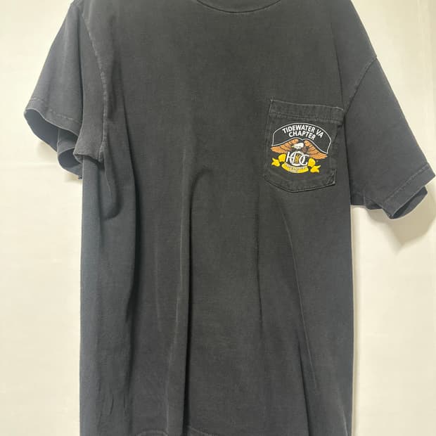 90s usa 할리 포켓 반팔티