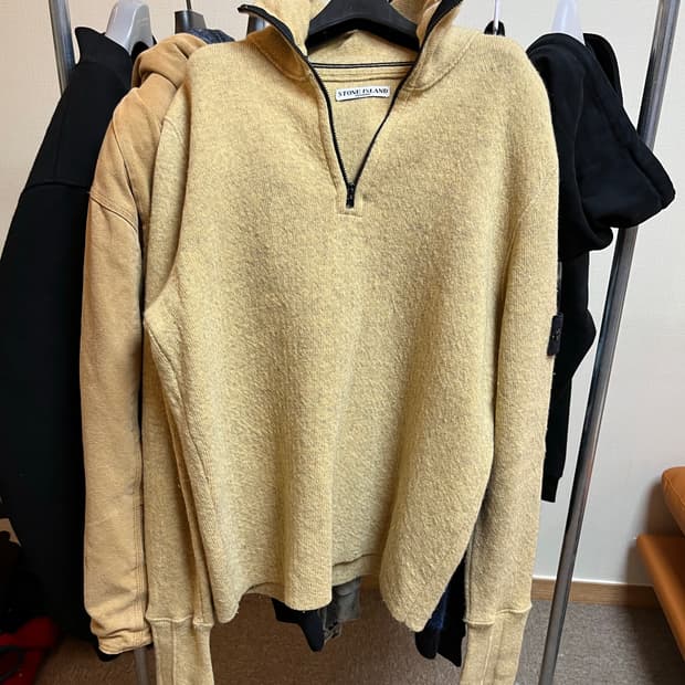 Stone island zipup knit