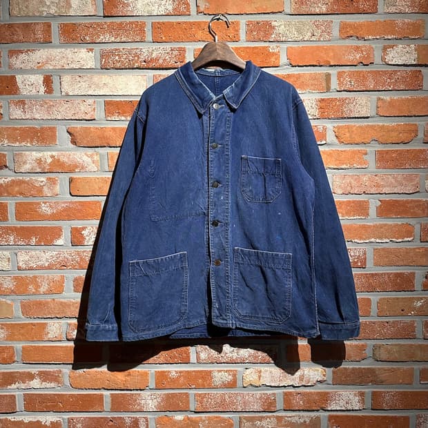 60s 70s 빈티지 프렌치 워크 자켓