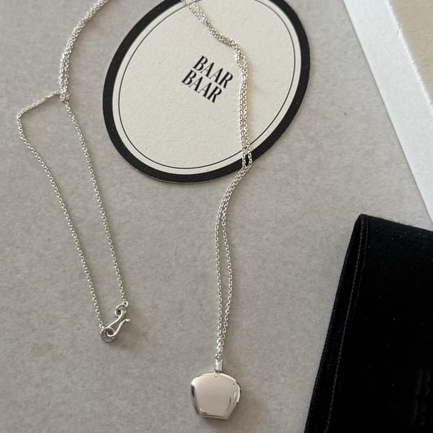 Baarbaar 바르바르 실버 롱 목걸이