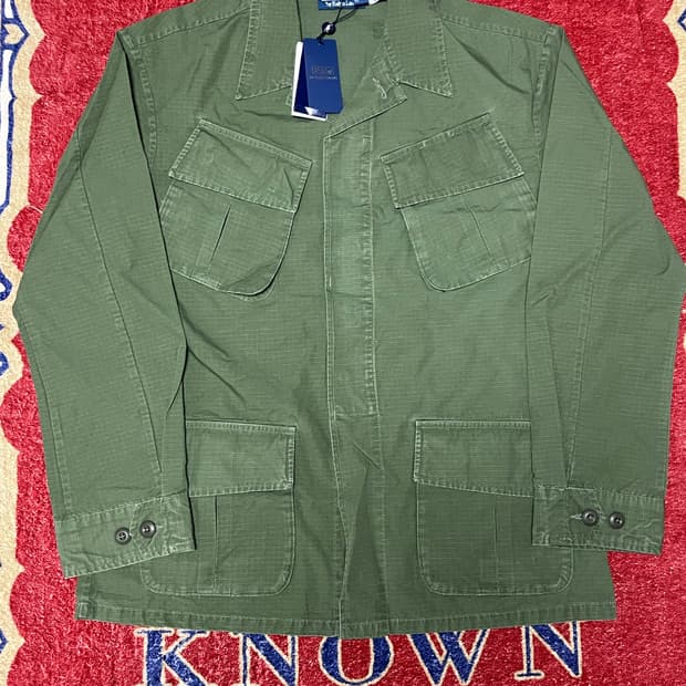 폴로 립스탑 유틸리티 오버셔츠 prl