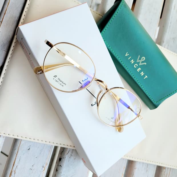 빈센트 안경 골드티탄 v1397 vincent