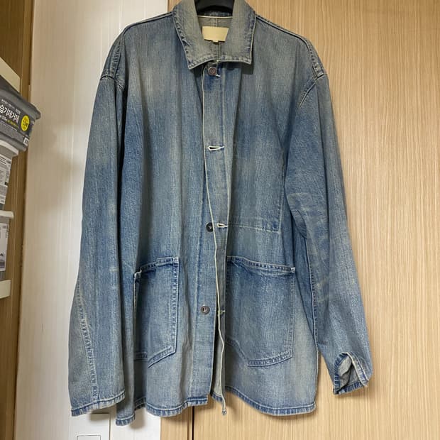 요코사카모토 데님 커버울 M
