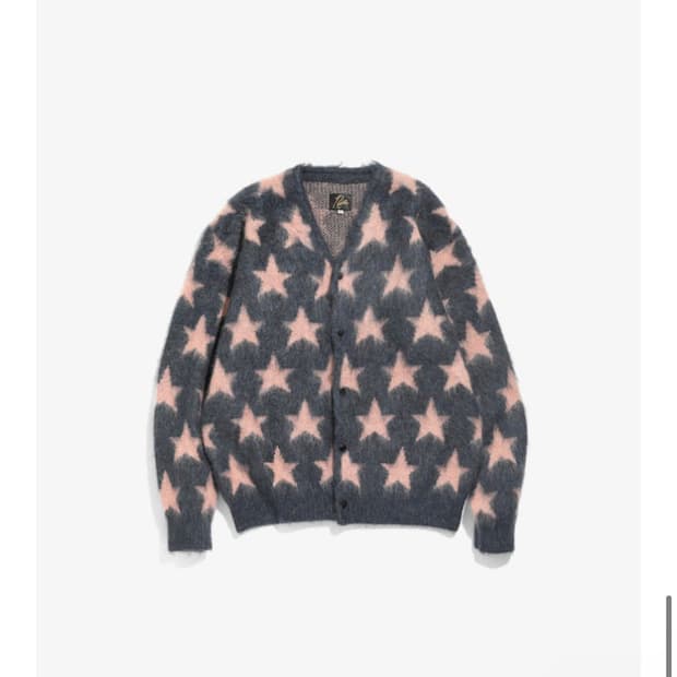 needles 스타 가디건