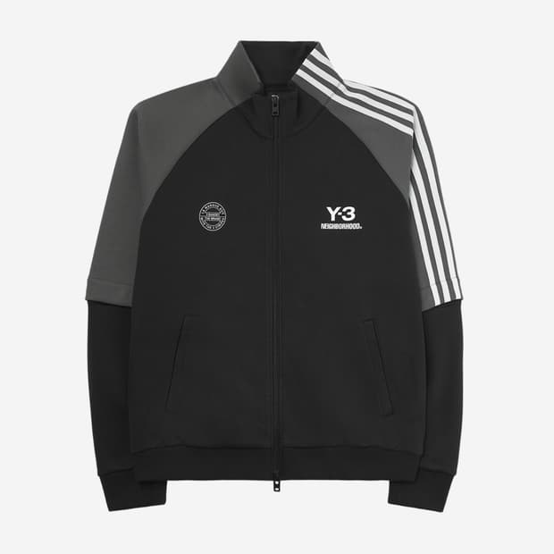 (M) Y-3 x 네이버후드 트랙 탑 블랙 집업 자켓 새제품