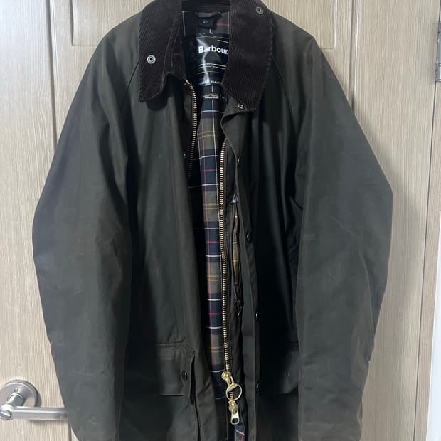 바버 클래식 뷰포트 올리브색 38사이즈