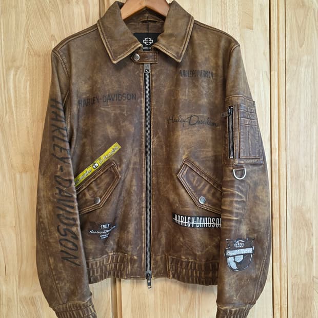 할리데이비슨 레더 자켓 100 (핸드드로잉 한정판)