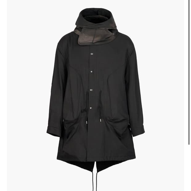 [M] 지용킴 선블리치 피쉬테일 코트