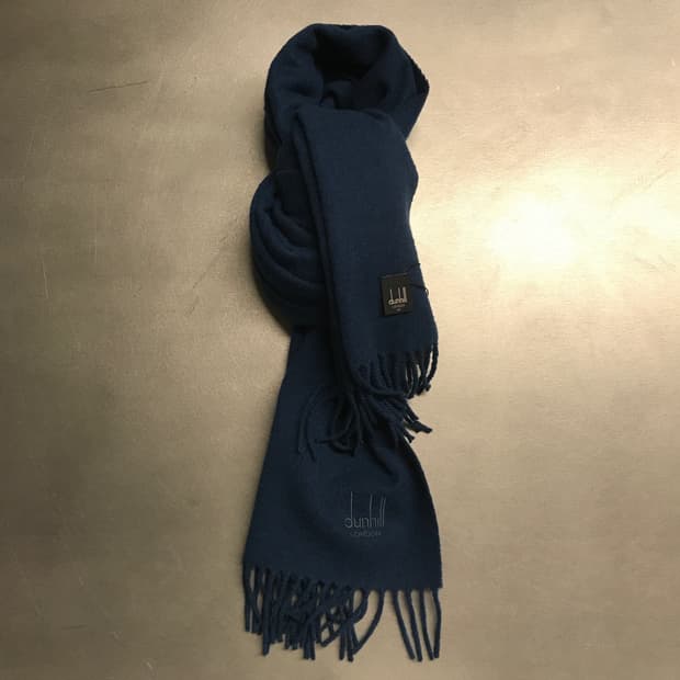 던힐 다크블루 머플러