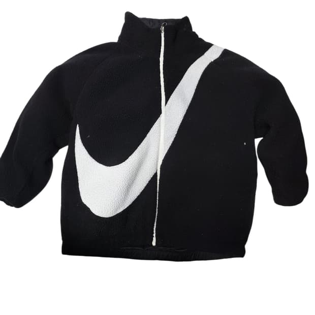 [나이키] 90s 올드스쿨 타원로고 & 빅스우시 리버시블 양면 자켓 M