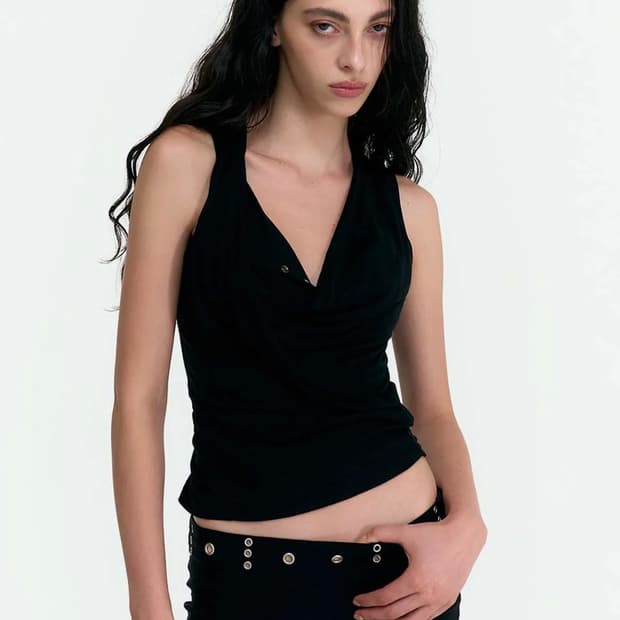 DRAPED HENLEY TANK