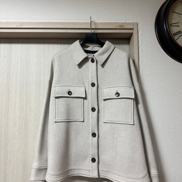 Zara Manteco fabric 여성 울 자켓