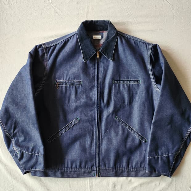 70s Oshkosh B'gosh lined denim jacket