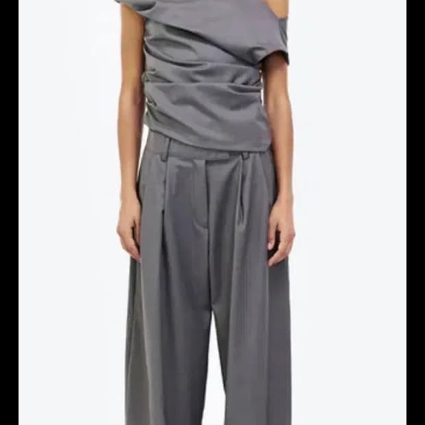프로젝트 웨이브 Mare Wide Smoking Trouser 