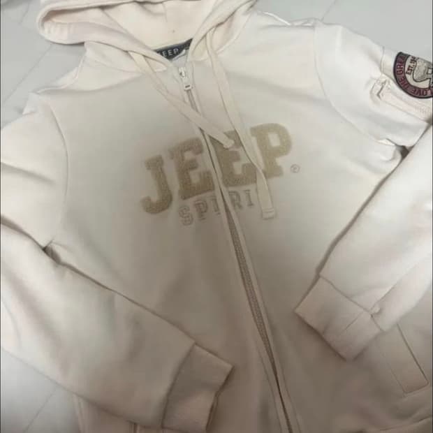 지프 폴라베어 후드집업 s