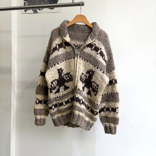 VINTAGE (Made in Canada) 가디건