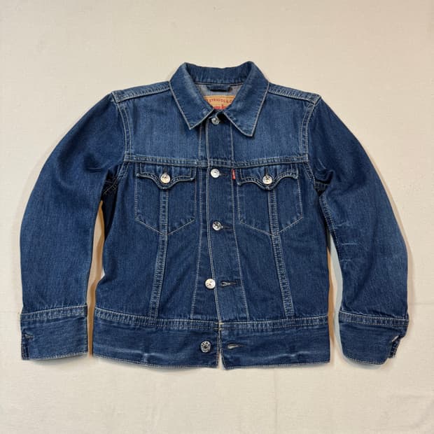 S) 리바이스 아이코닉 데님자켓 TYPE 1 진청 데님 청자켓