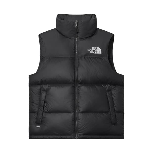 노스페이스 1996 레트로 눕시 베스트 패딩 조끼 블랙
