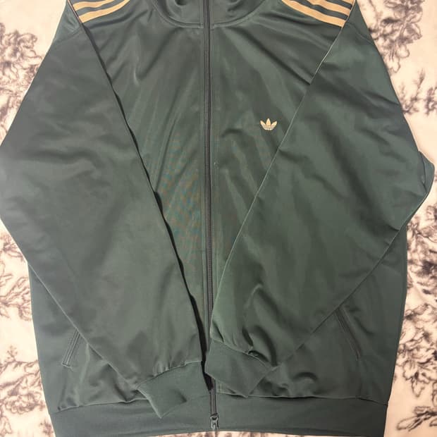XL 아디다스 베켄바우어 트랙 자켓 쉐도우 그린