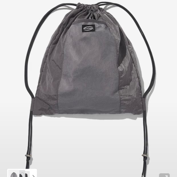 맥앤칩스 메탈 벨크로 짐색 백팩 가방 다크퍼플