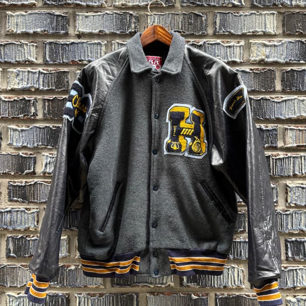 90s 미국 바시티 자켓 ‘UIL’