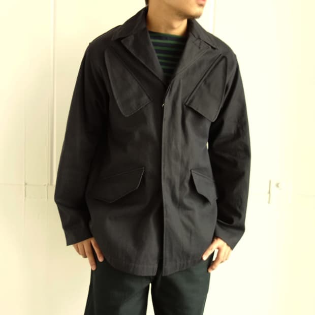 [2]코모리 네덜란드군 코튼 트윌 블랙 밀리터리 필드자켓