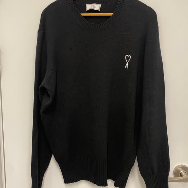 Ami 검정니트 xl, 백화점 정품