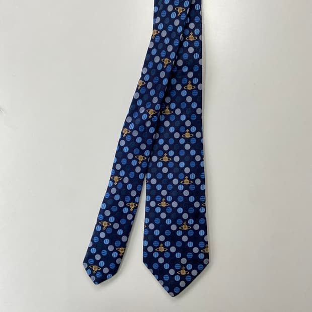 비비안웨스트우드 모노그램 정품 명품 넥타이(Vivienne)