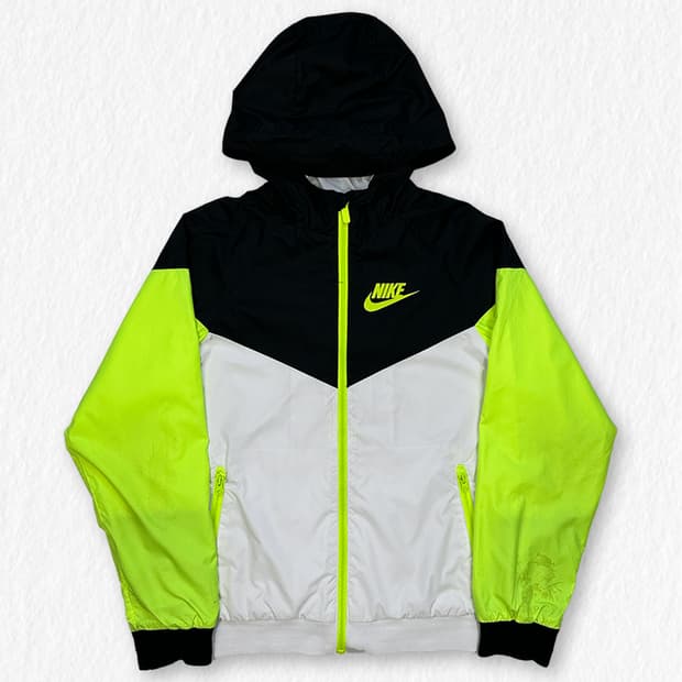 나이키 형광 배색 바람막이