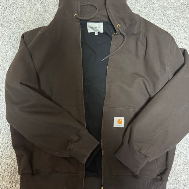 [XL] 칼하트 WIP 캔버스 액티브 자켓 토바코