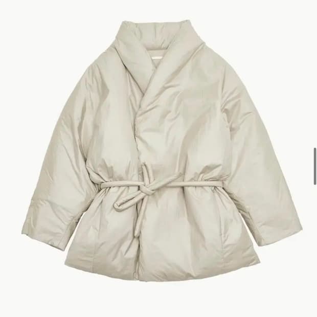 아모멘토 amomento 듀벳 숄 푸퍼 패딩 M 남녀공용 (제니패딩)