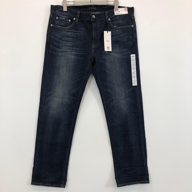 유니클로 (새상품) 스트레이트 데님진 36 인치