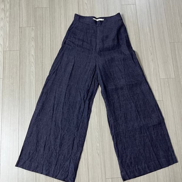 7115 by Szeki 100% Linen Wide Trouser
