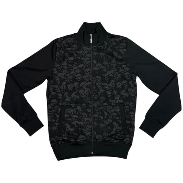 히스테릭 글래머 아카이브 해골 프린팅 집업 져지 트레이닝 자켓