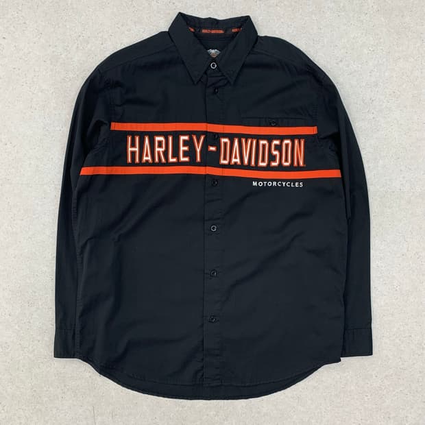 Harley Davidson 할리데이비슨 빅로고 워크셔츠