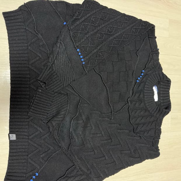 자라 아더에러 자더에러 패치워크 니트 L-XL