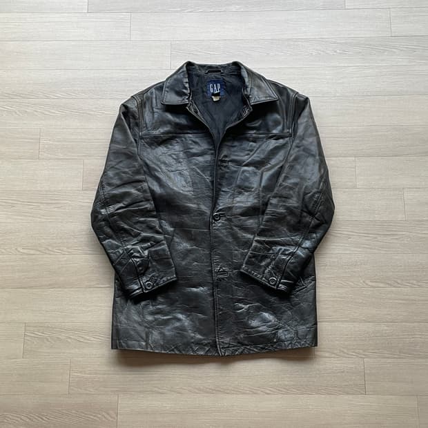 90s 올드갭 레더 카코트 gap carcoat