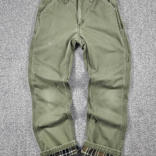 칼하트 헤비 플란넬 체크 카펜터 팬츠 ( 32 X 34 ) / 10045