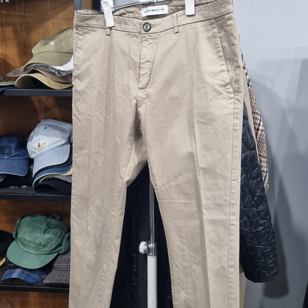 ((디파트먼트 FIVE)) 이탈리아 치노 면바지 34(허리단면44)