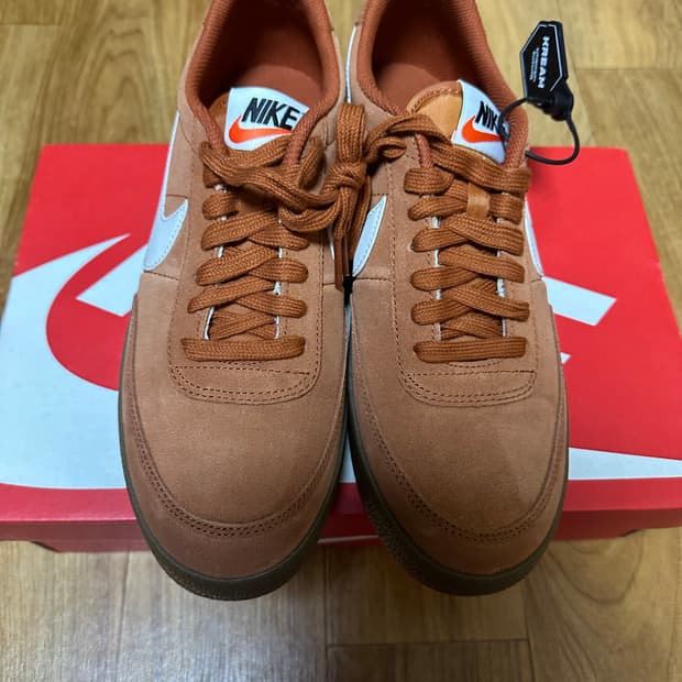 새상품) 나이키 킬샷2 브라운 265 사이즈 팝니다.