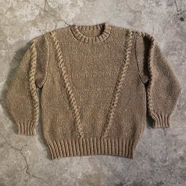 빈티지 피셔맨 스웨터