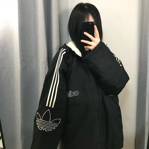 [정품]아디다스 빈티지 후드 윈드브레이커 점퍼