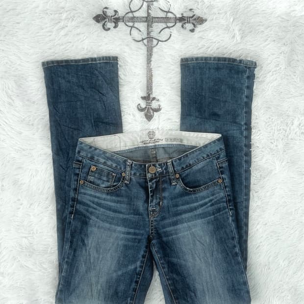 빈폴 진스 다크 플레어 부츠컷 진