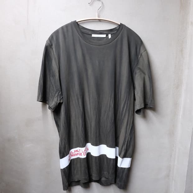 Helmut lang 썬블리치 반팔 티셔츠 m